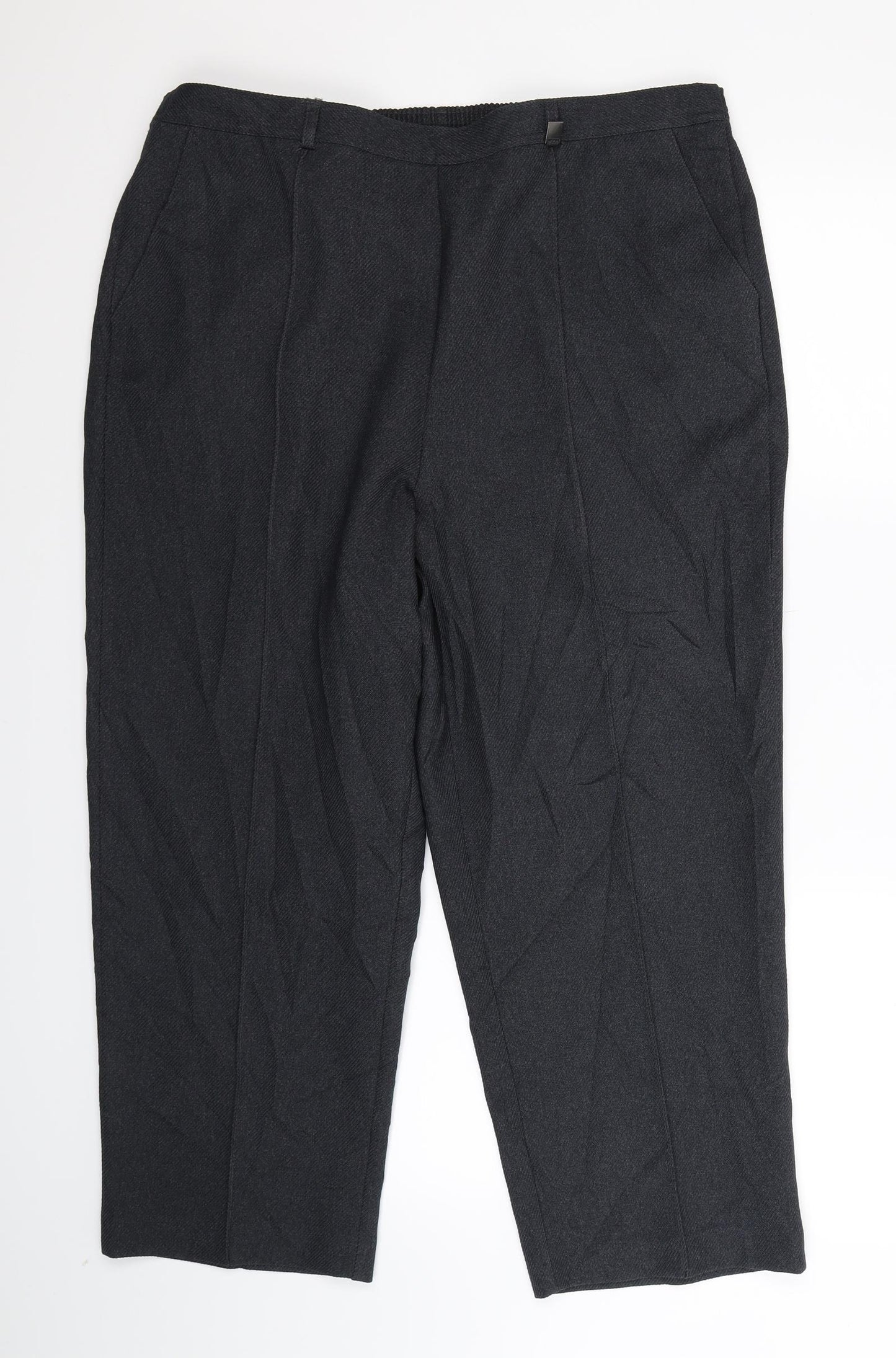 BM Womens Grey   Trousers  Size 18 L26 in