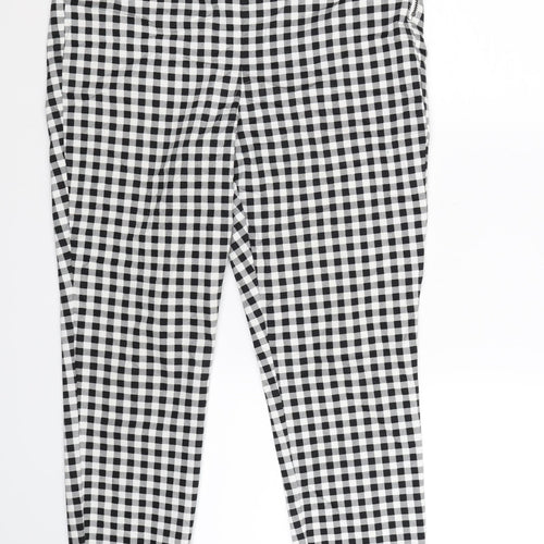 Denim Co Womens Multicoloured Check  Trousers  Size 14 L26 in