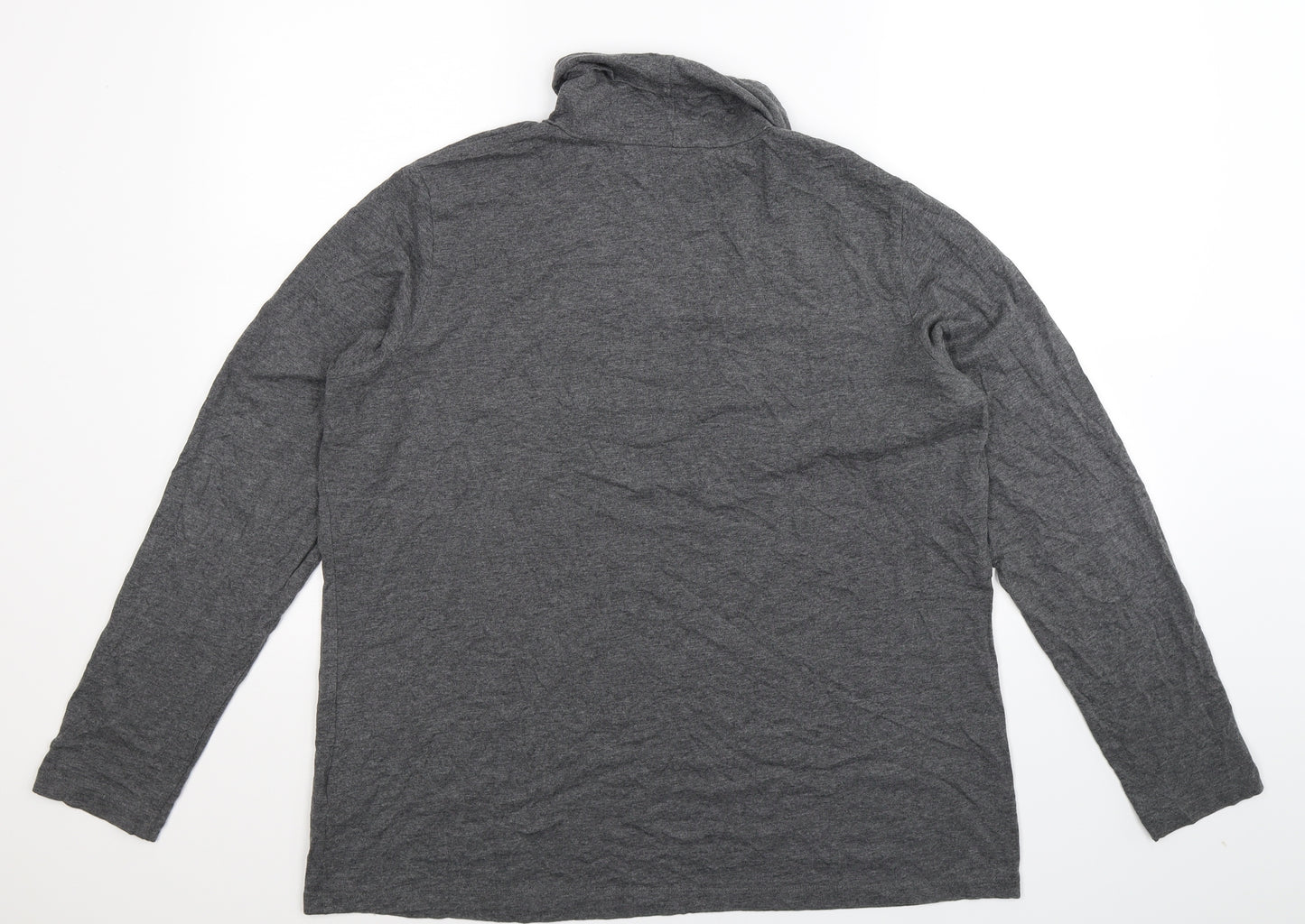 Lands' End Womens Grey   Basic T-Shirt Size 22