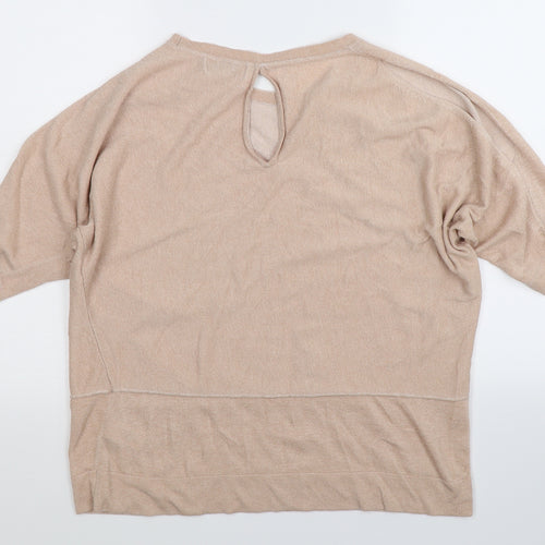 NEXT Womens Beige  Knit Pullover Jumper Size 18