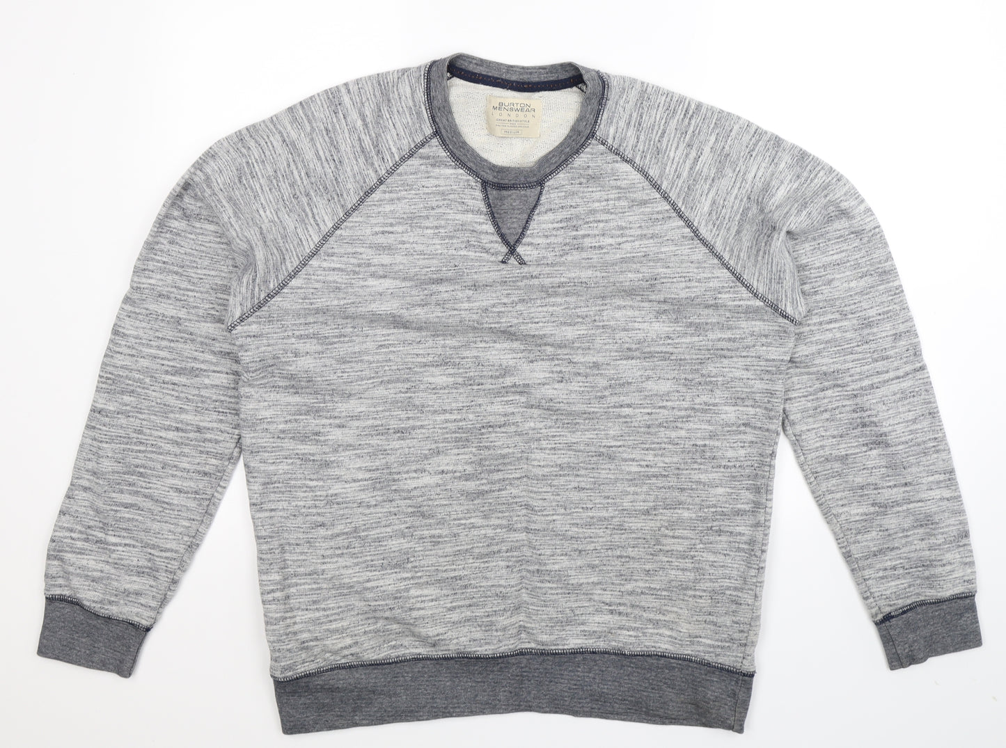 Burton Mens Grey   Pullover Sweatshirt Size M