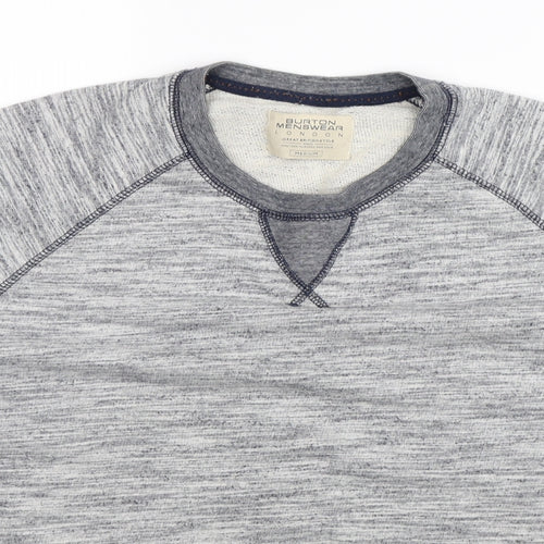 Burton Mens Grey   Pullover Sweatshirt Size M