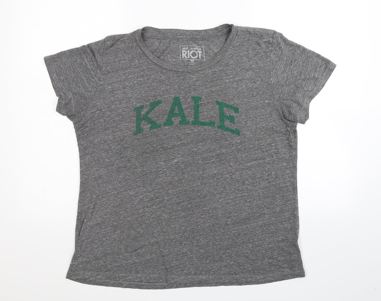 Riot Womens Grey   Basic T-Shirt Size M