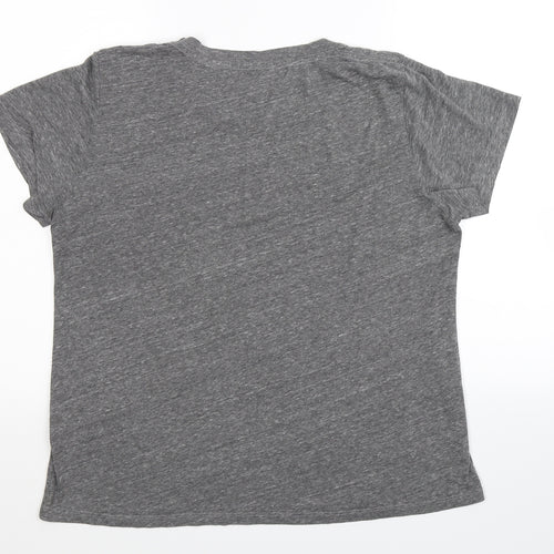 Riot Womens Grey   Basic T-Shirt Size M