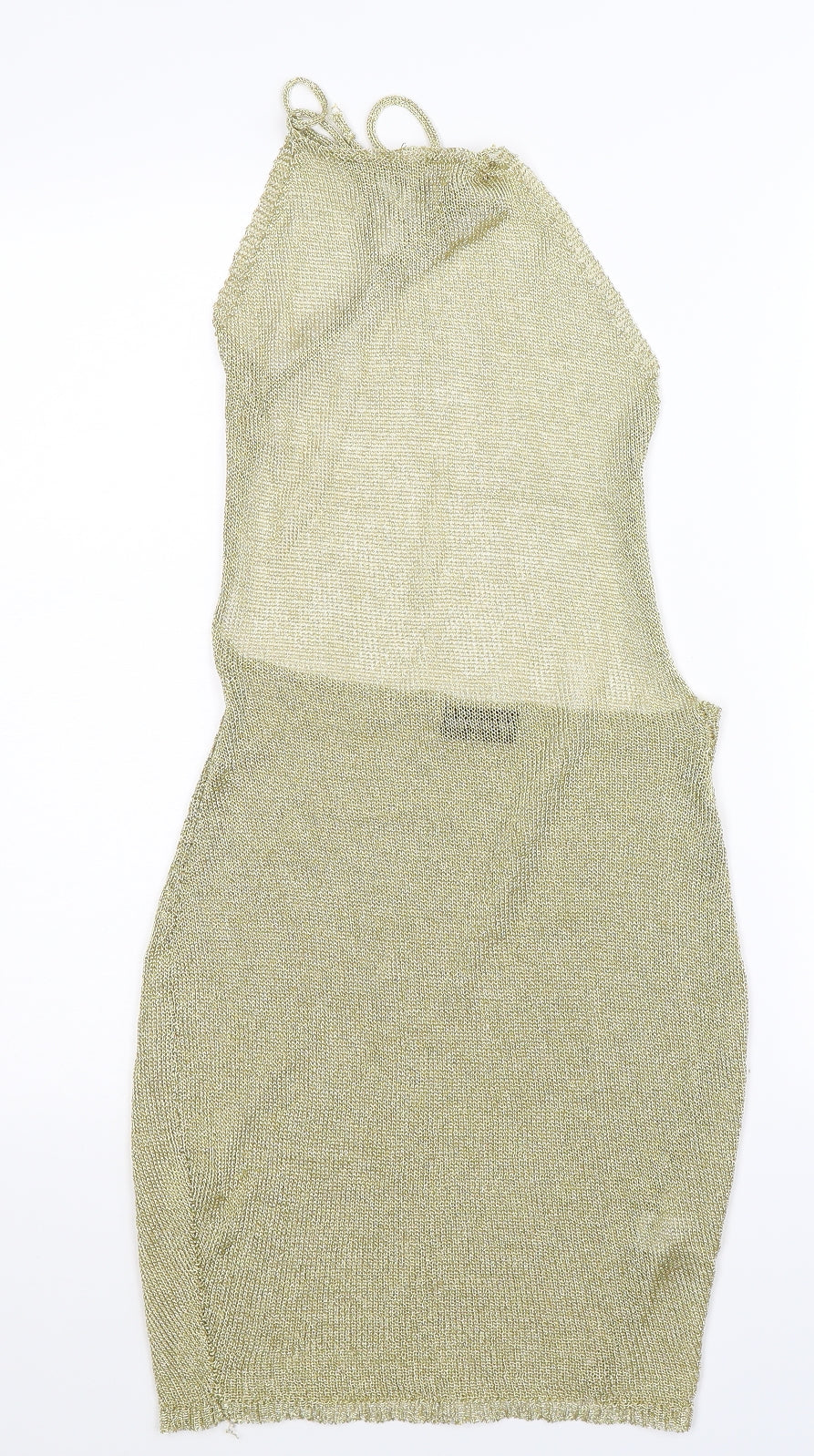 PRETTYLITTLETHING Womens Gold   Mini  Size 10