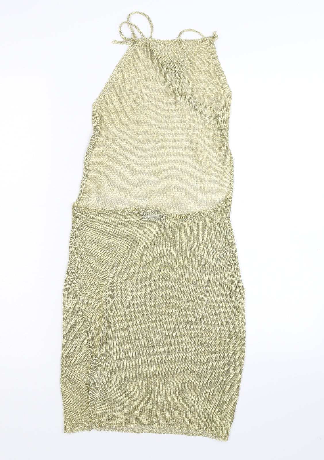 PRETTYLITTLETHING Womens Gold   Mini  Size 10