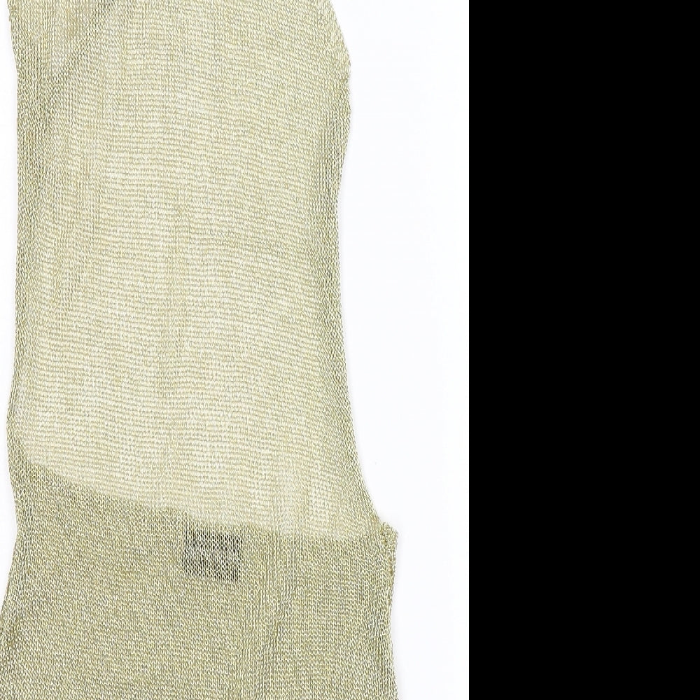 PRETTYLITTLETHING Womens Gold   Mini  Size 10