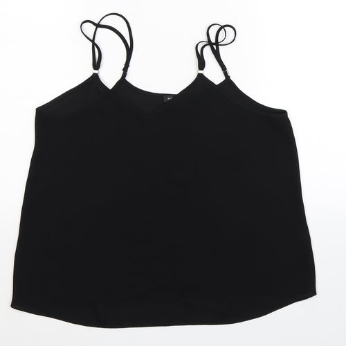 River Island Womens Black   Basic Tank Size 10
