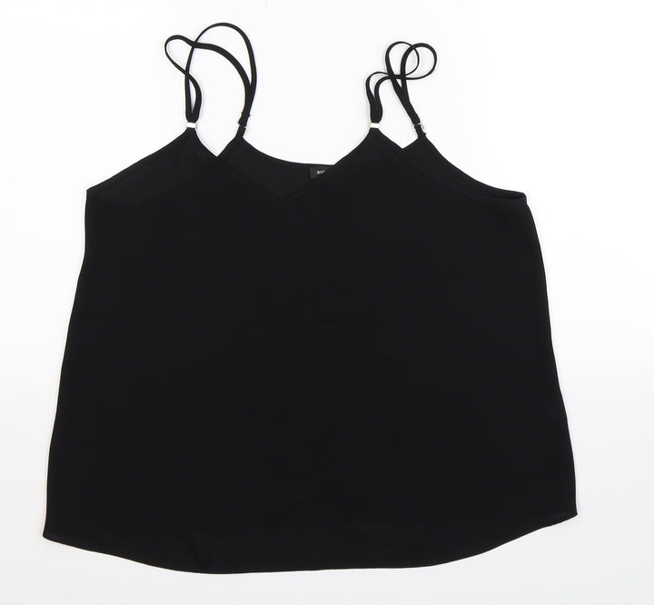 River Island Womens Black   Basic Tank Size 10