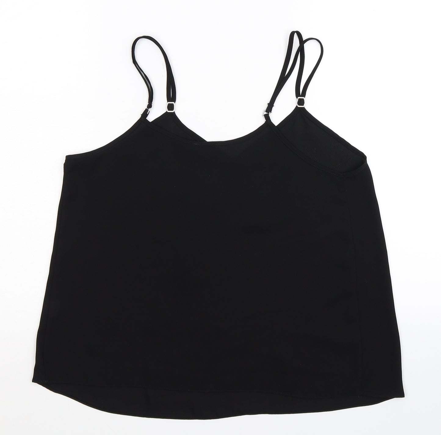 River Island Womens Black   Basic Tank Size 10