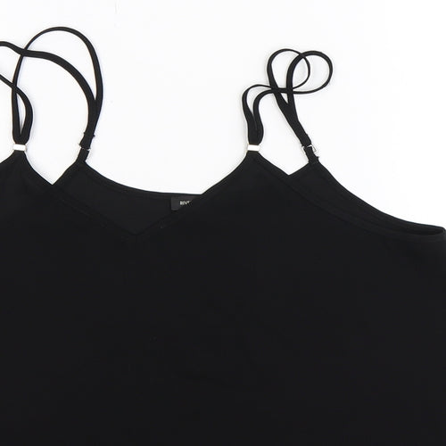 River Island Womens Black   Basic Tank Size 10