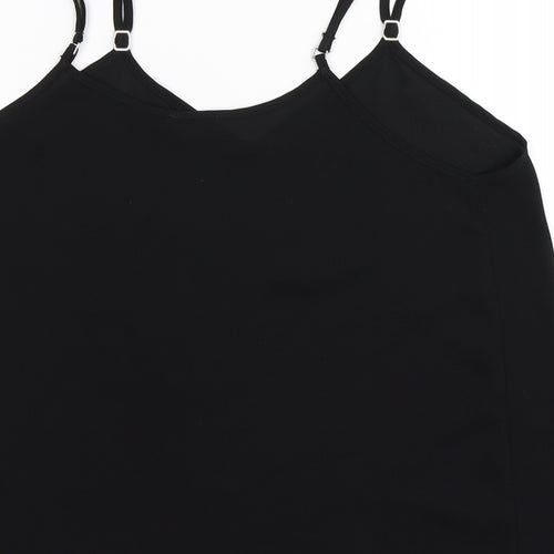 River Island Womens Black   Basic Tank Size 10