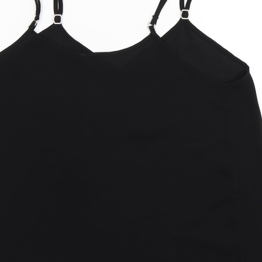 River Island Womens Black   Basic Tank Size 10