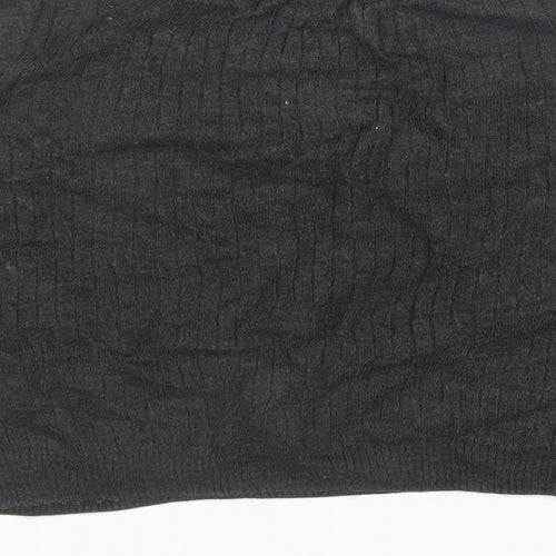 Topshop Womens Grey   Pullover Jumper Size 8  - Cropped