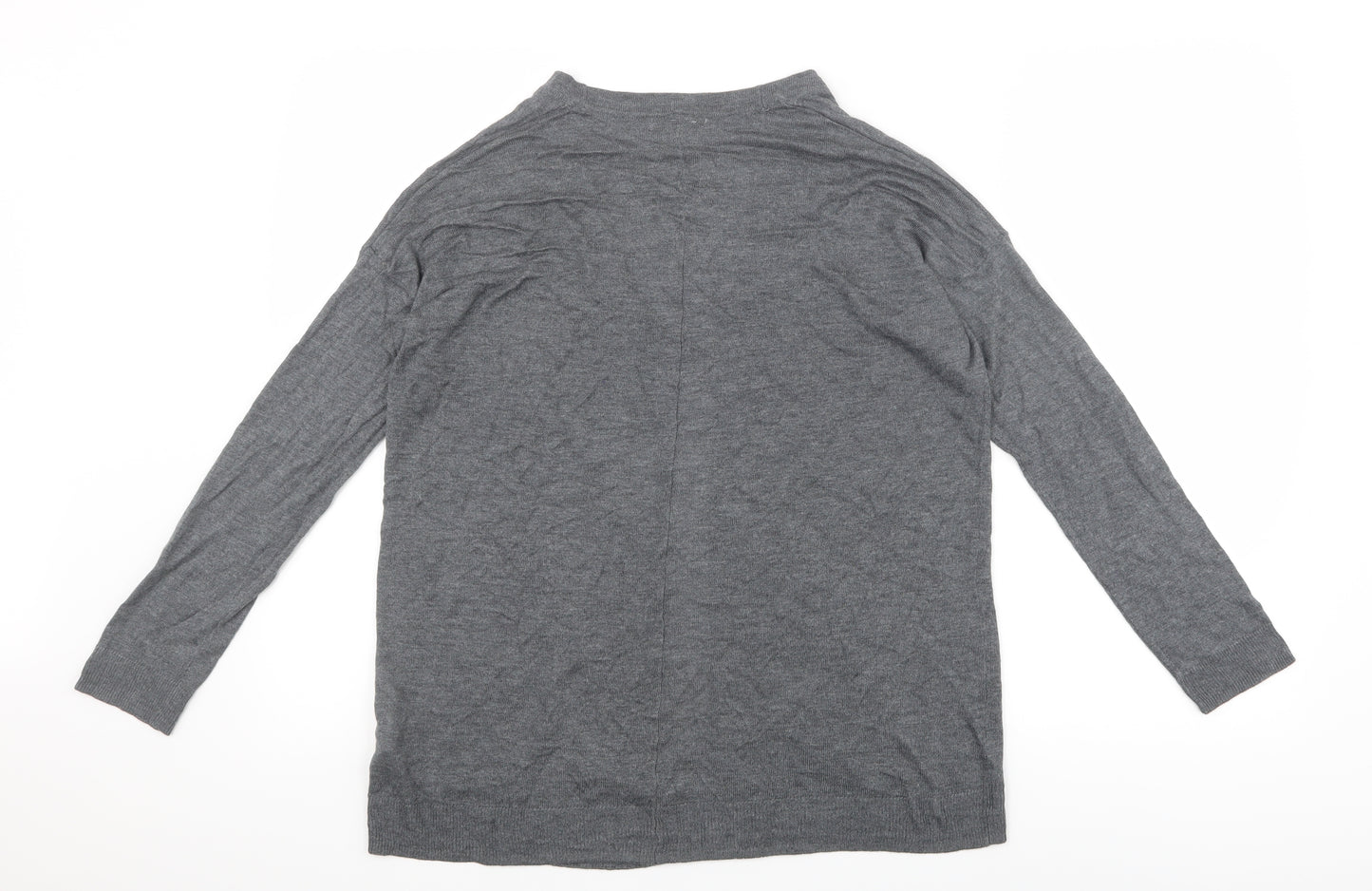 H&M Womens Grey   Cardigan Jumper Size S