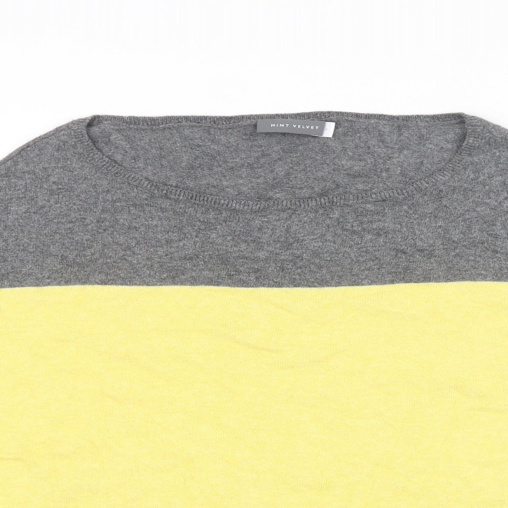 Mint Velvet Womens Yellow   Pullover Jumper Size S