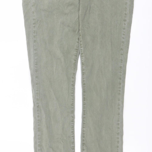 Perfect Jeans Womens Green  Denim Skinny Jeans Size 26 L27 in