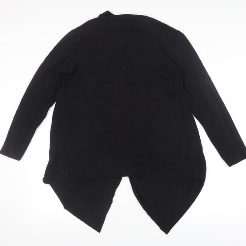 First Womens Black   Cardigan Jumper Size S