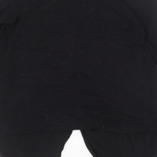 First Womens Black   Cardigan Jumper Size S