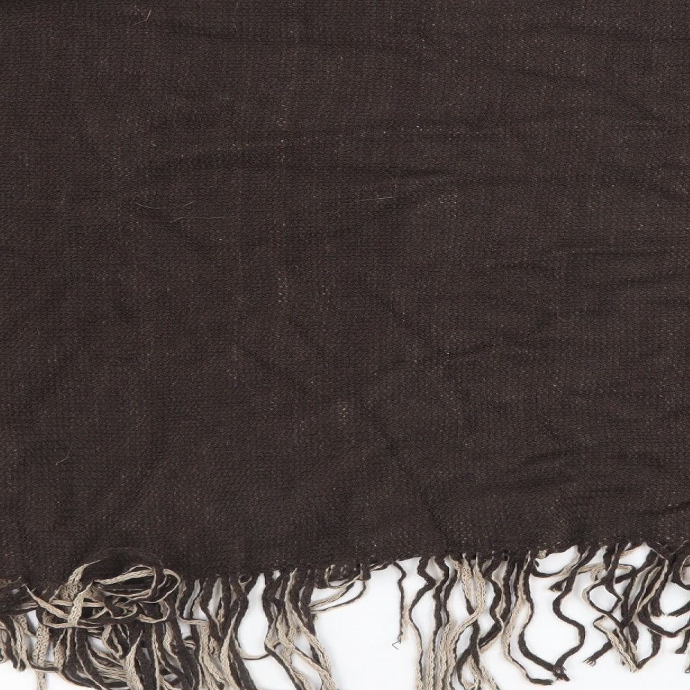 Text Womens Brown   Cape Jumper One Size  - poncho