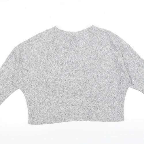 H&M Womens Grey   Pullover Jumper Size XS