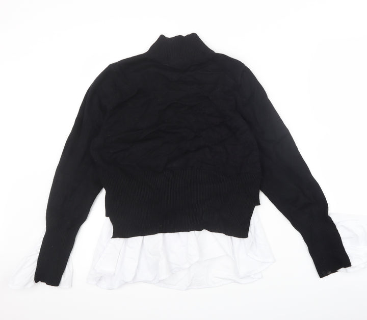 New Look Womens Black   Pullover Jumper Size S