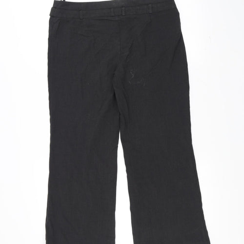 Marks and Spencer Womens Black   Trousers  Size 12 L27 in
