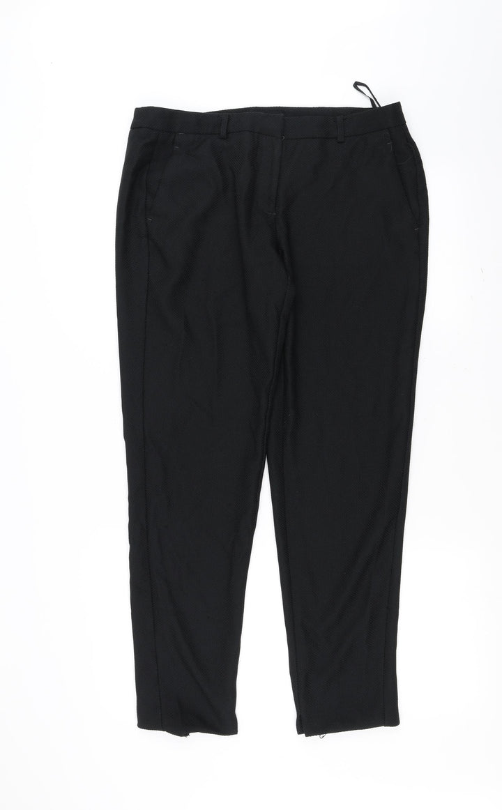 Dorothy Perkins Womens Black   Trousers  Size 14 L29 in
