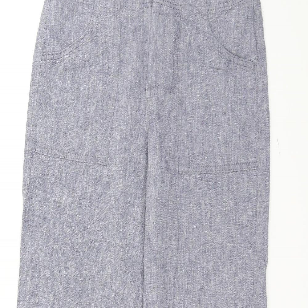 F&F Womens Blue   Trousers  Size 8 L28 in