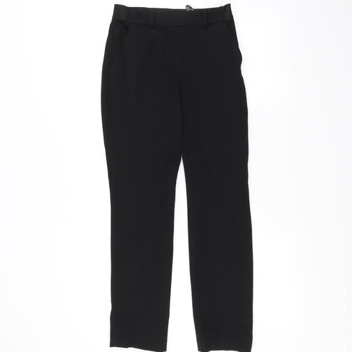 H&M Womens Black   Trousers  Size 6 L26 in