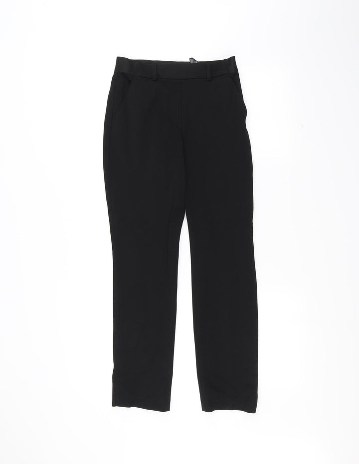 H&M Womens Black   Trousers  Size 6 L26 in