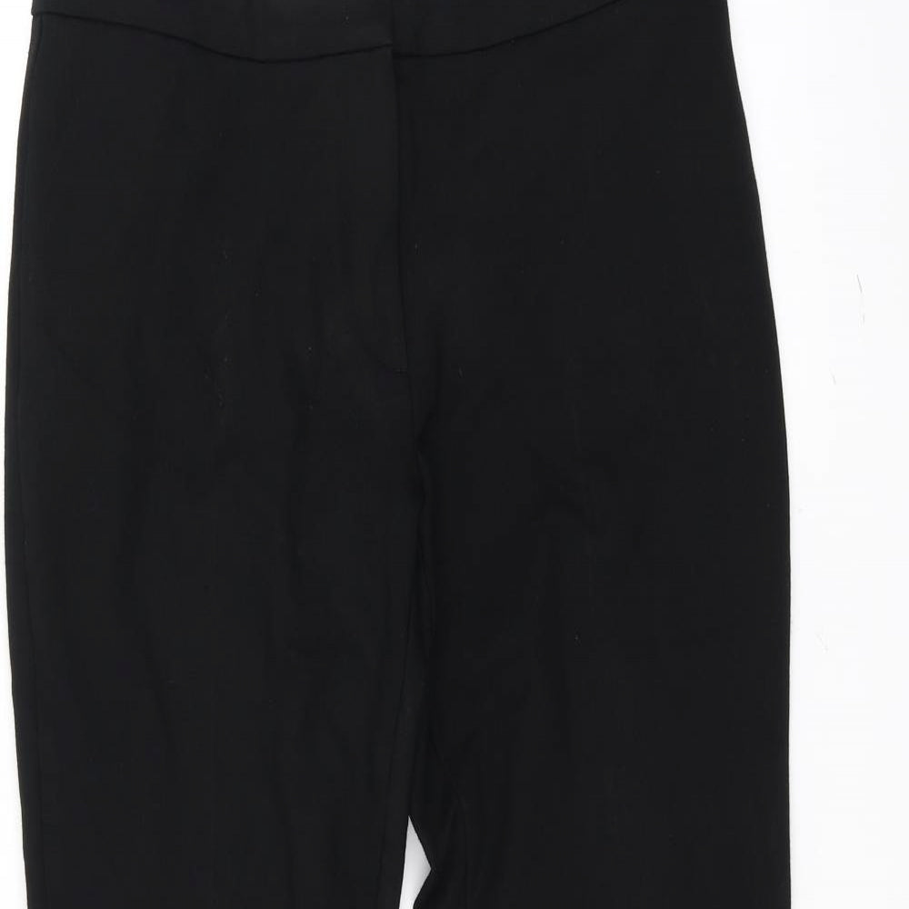 Marks and Spencer Womens Black   Trousers  Size 14 L25 in