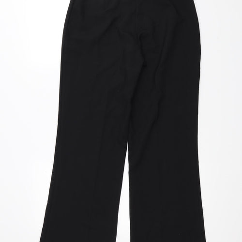 M&Co Womens Black   Trousers  Size 12 L28 in