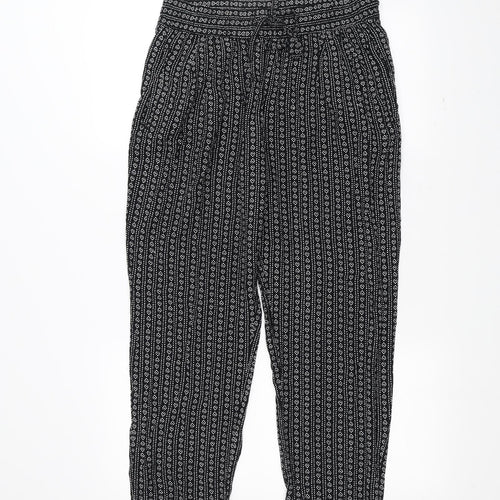 Marks and Spencer Womens Black   Trousers  Size 10 L25 in