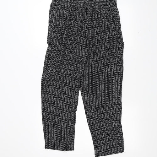 Marks and Spencer Womens Black   Trousers  Size 10 L25 in