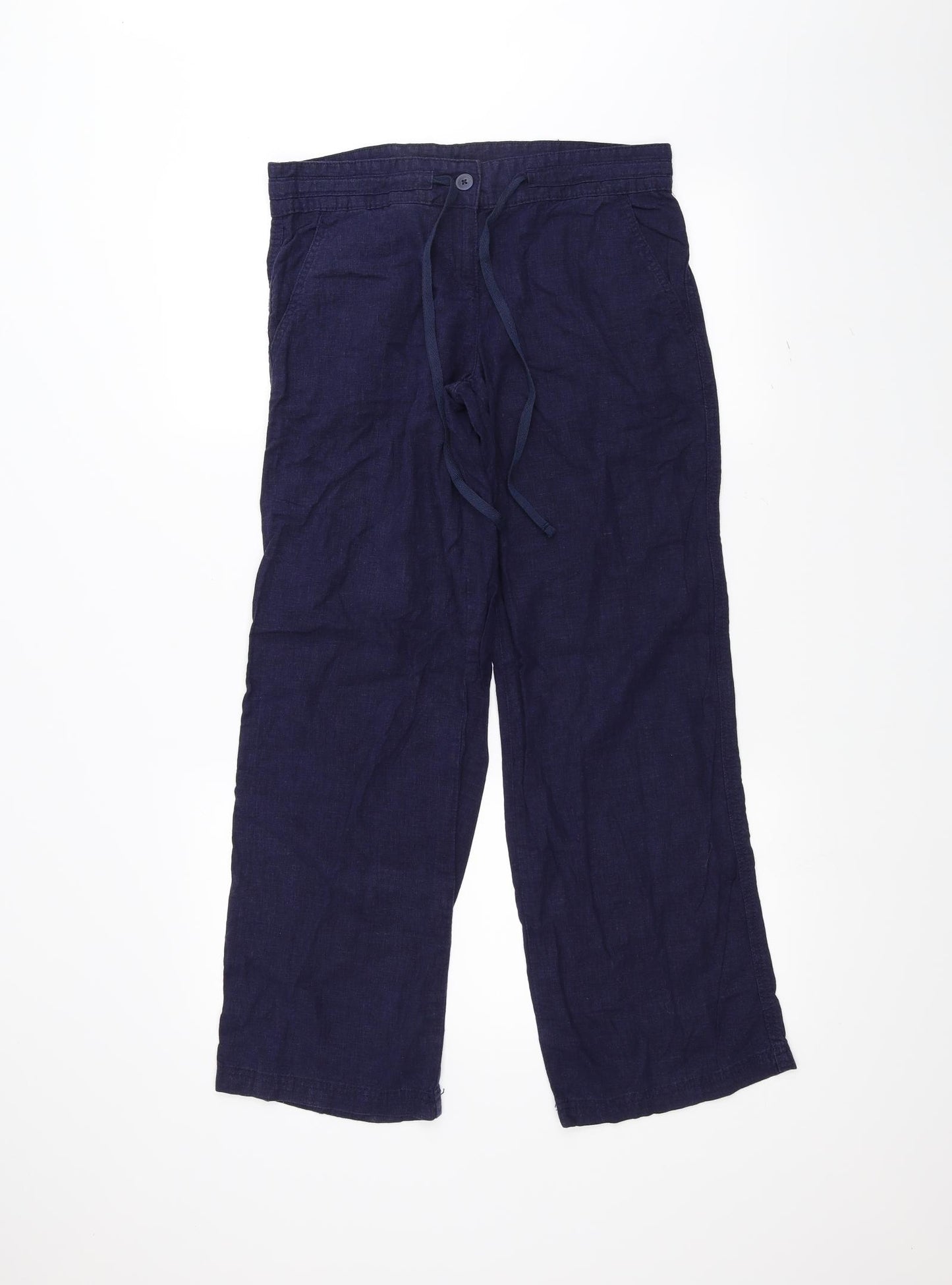NEXT Womens Blue   Trousers  Size 8 L26 in