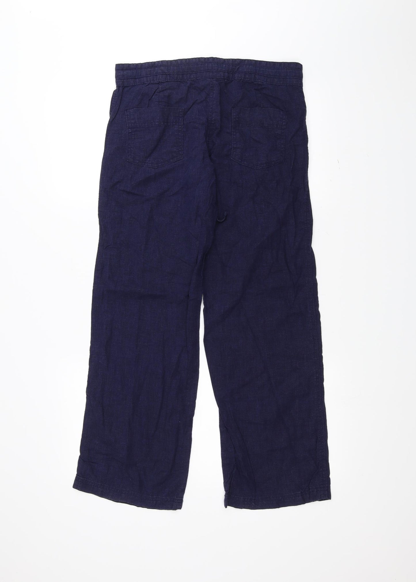 NEXT Womens Blue   Trousers  Size 8 L26 in
