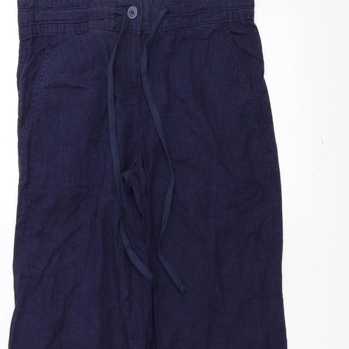 NEXT Womens Blue   Trousers  Size 8 L26 in