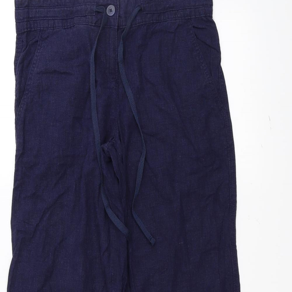 NEXT Womens Blue   Trousers  Size 8 L26 in