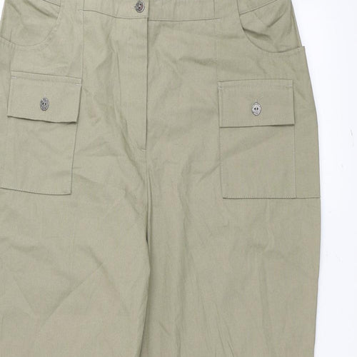For Women Womens Green   Trousers  Size 18 L28 in