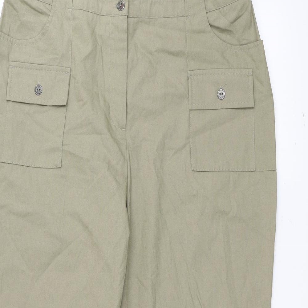 For Women Womens Green   Trousers  Size 18 L28 in