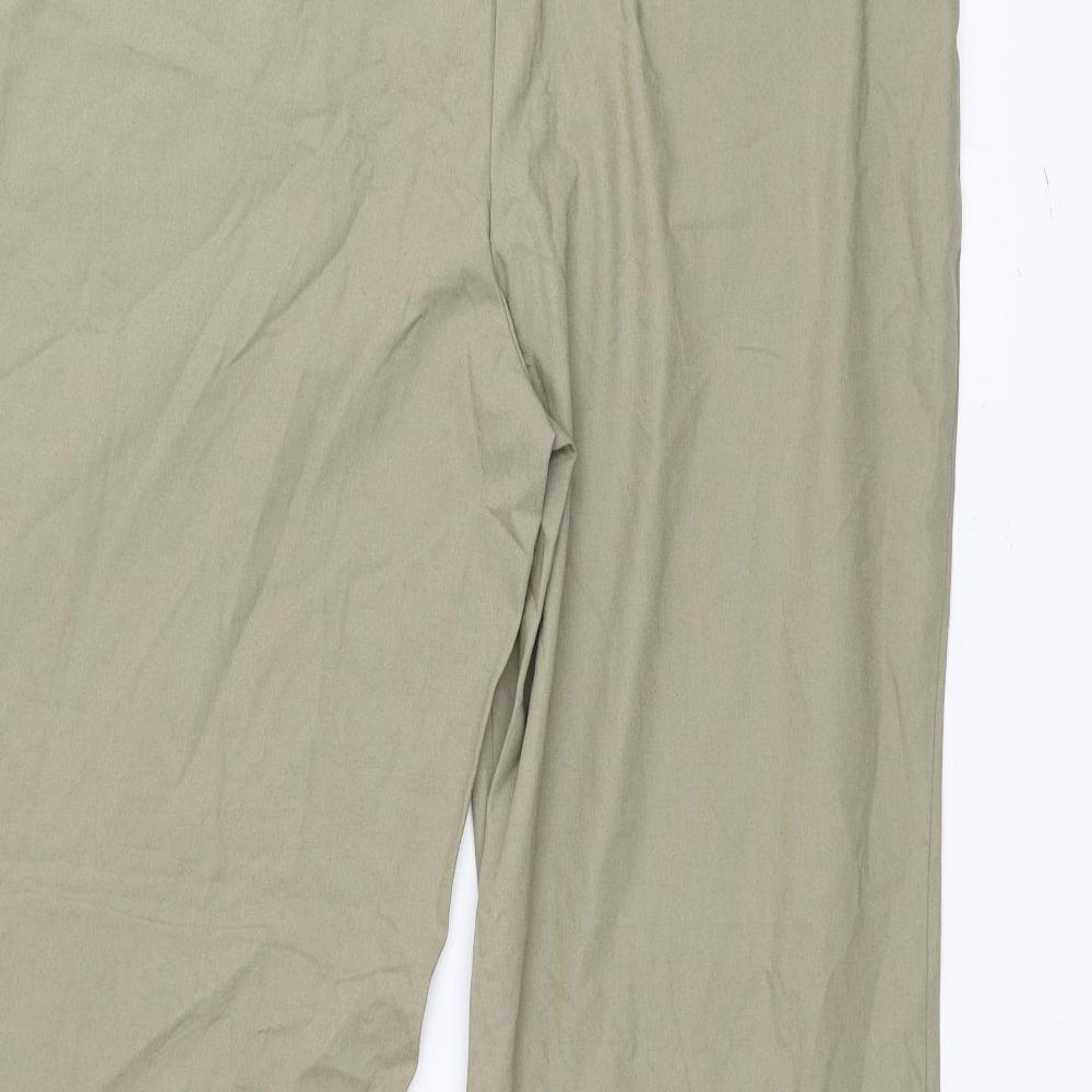 For Women Womens Green   Trousers  Size 18 L28 in