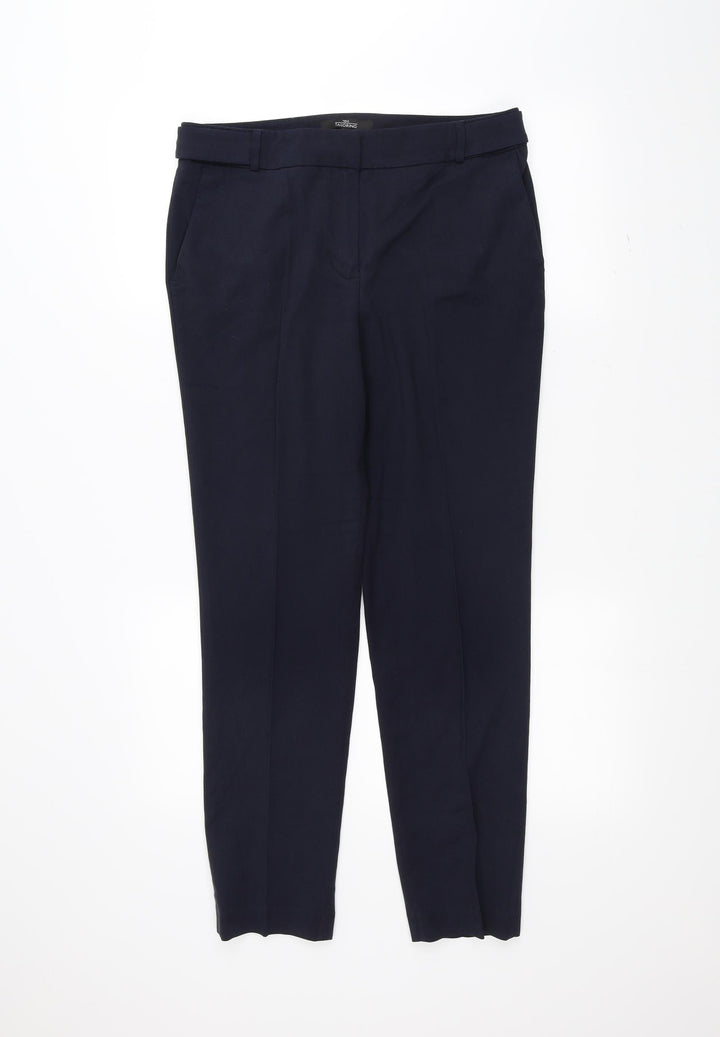 NEXT Womens Blue Trousers Size 10 L27 in