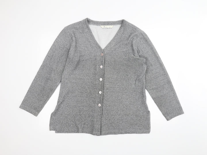 BHS Womens Grey   Cardigan Jumper Size 14