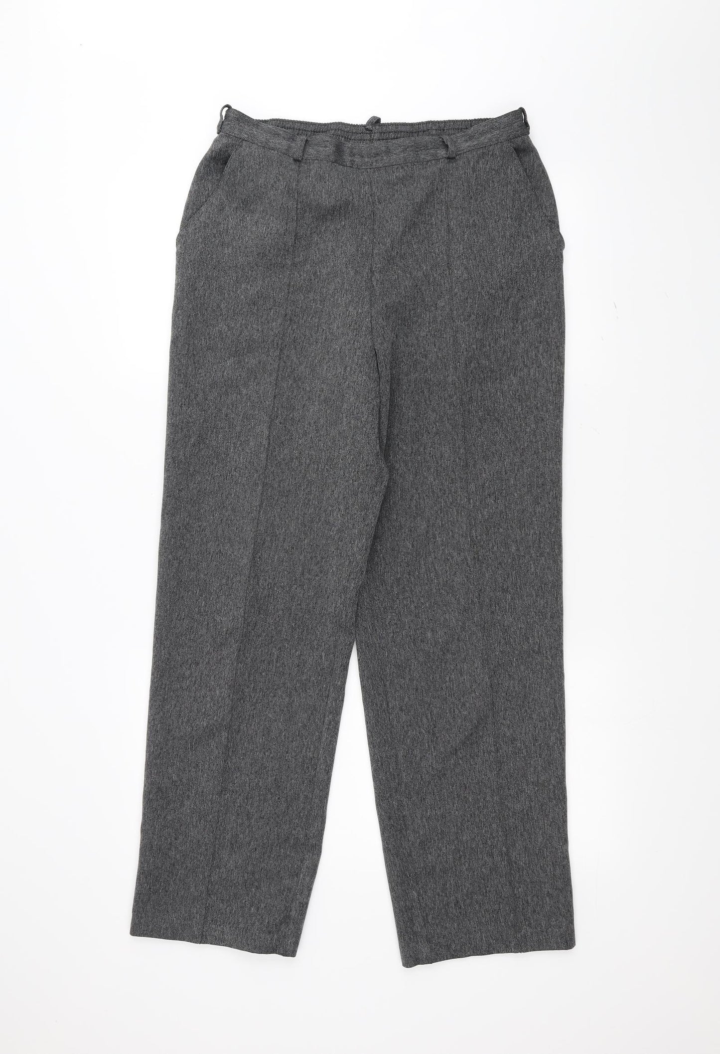 Marks and Spencer Womens Grey   Trousers  Size 12 L27 in