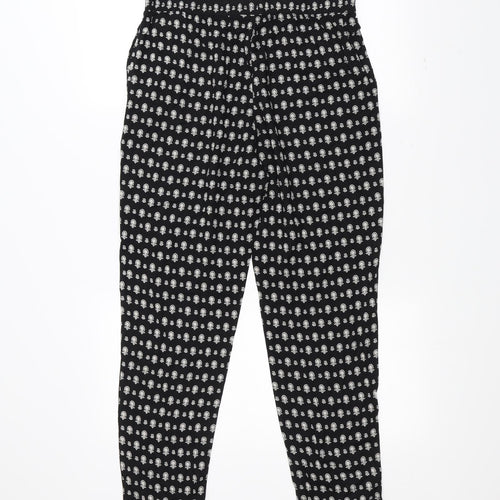 Marks and Spencer Womens Black   Trousers  Size 10 L25 in