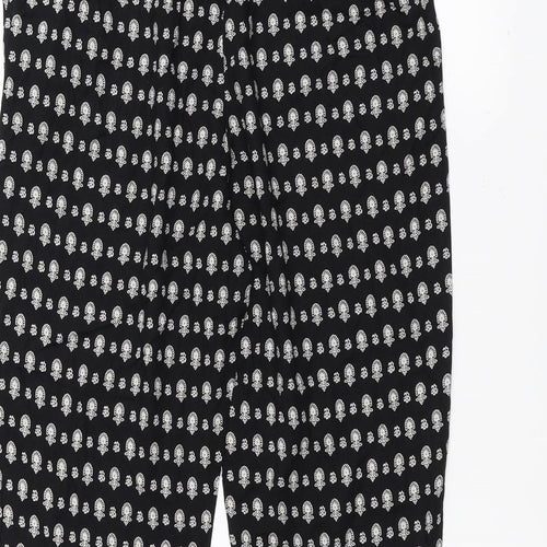 Marks and Spencer Womens Black   Trousers  Size 10 L25 in