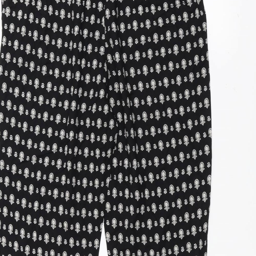 Marks and Spencer Womens Black   Trousers  Size 10 L25 in