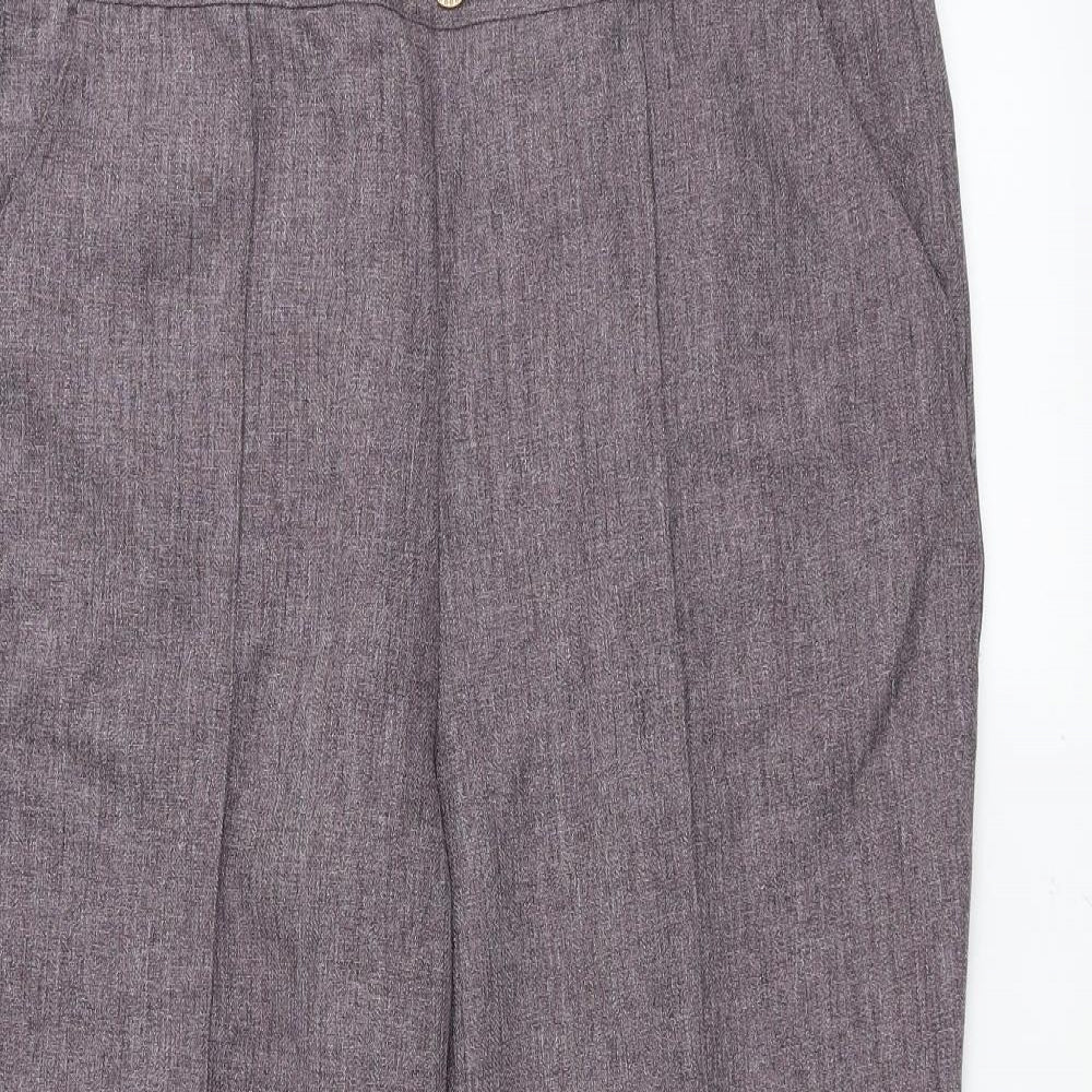 Damart Womens Purple   Trousers  Size 16 L24 in