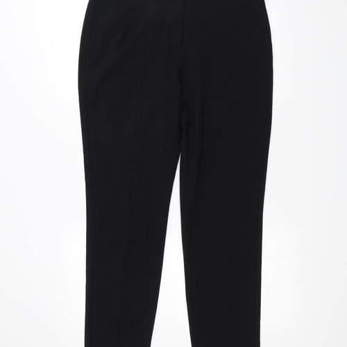 Marks and Spencer Womens Black   Trousers  Size 14 L28 in